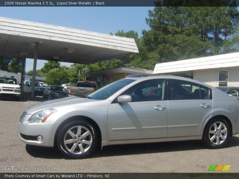 Liquid Silver Metallic / Black 2006 Nissan Maxima 3.5 SL