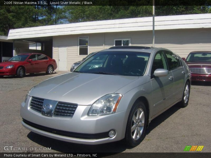 Liquid Silver Metallic / Black 2006 Nissan Maxima 3.5 SL