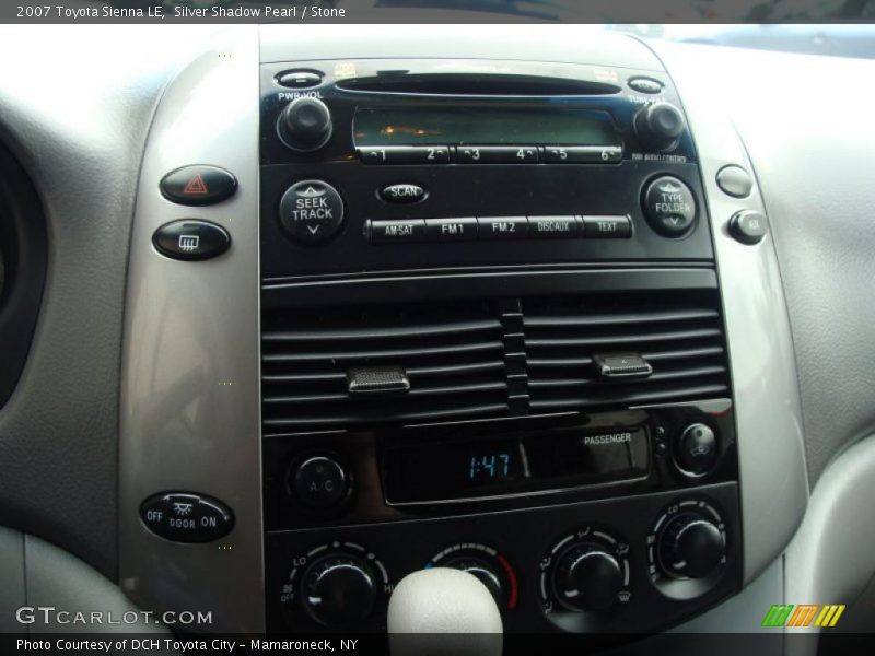 Silver Shadow Pearl / Stone 2007 Toyota Sienna LE
