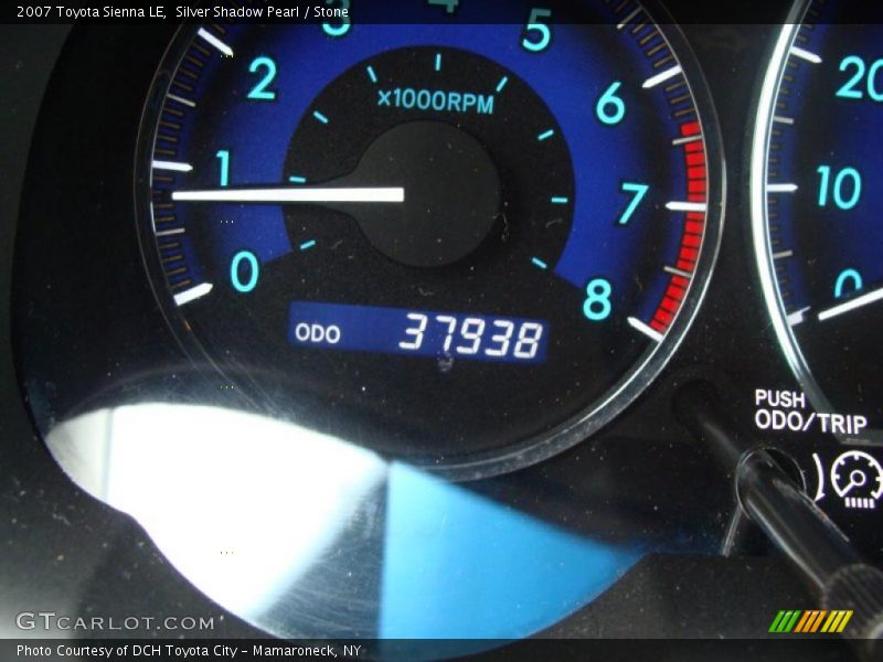 Silver Shadow Pearl / Stone 2007 Toyota Sienna LE