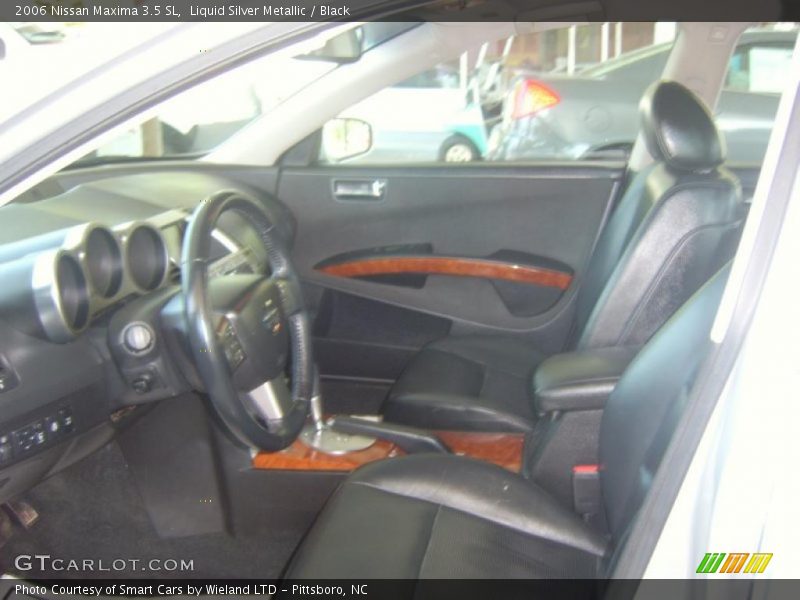 Liquid Silver Metallic / Black 2006 Nissan Maxima 3.5 SL