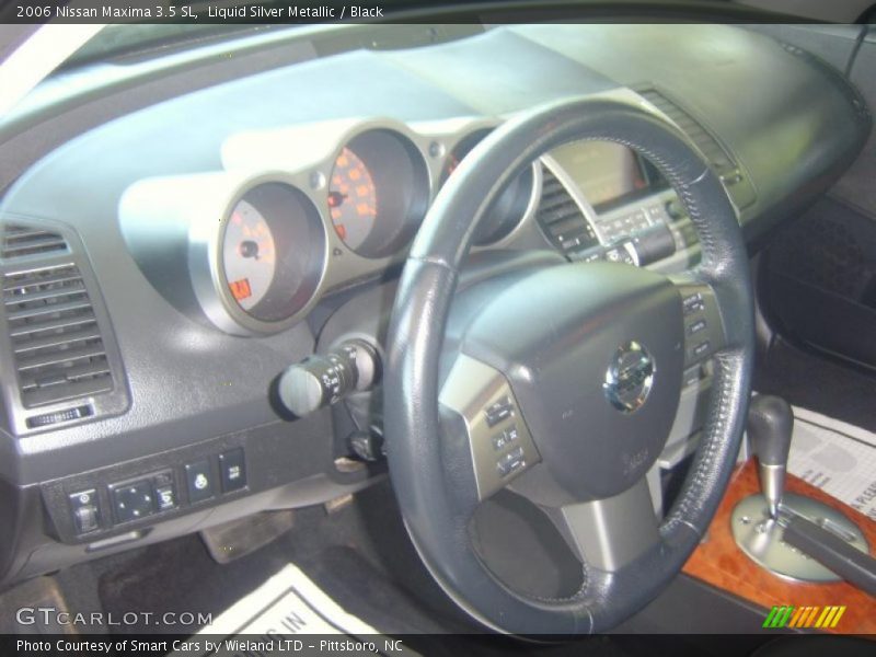 Liquid Silver Metallic / Black 2006 Nissan Maxima 3.5 SL