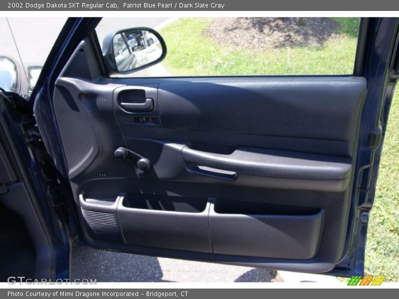 Patriot Blue Pearl / Dark Slate Gray 2002 Dodge Dakota SXT Regular Cab