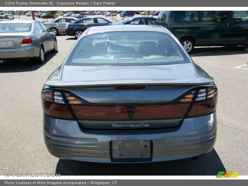 Graystone Metallic / Dark Pewter 2004 Pontiac Bonneville SE