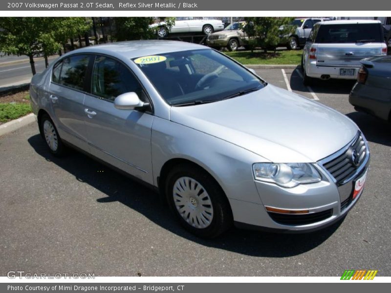 Reflex Silver Metallic / Black 2007 Volkswagen Passat 2.0T Sedan