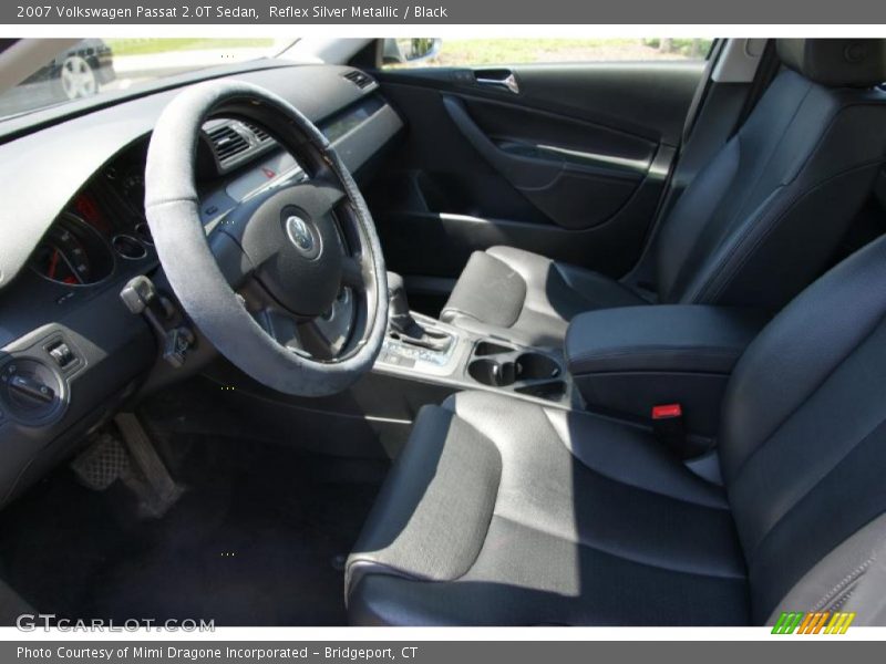 Reflex Silver Metallic / Black 2007 Volkswagen Passat 2.0T Sedan