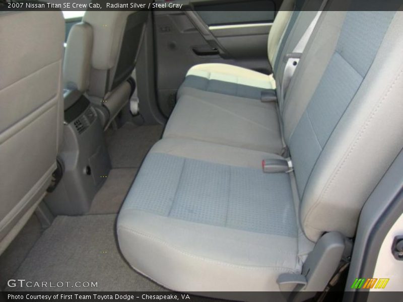 Radiant Silver / Steel Gray 2007 Nissan Titan SE Crew Cab