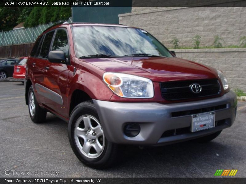 Salsa Red Pearl / Dark Charcoal 2004 Toyota RAV4 4WD