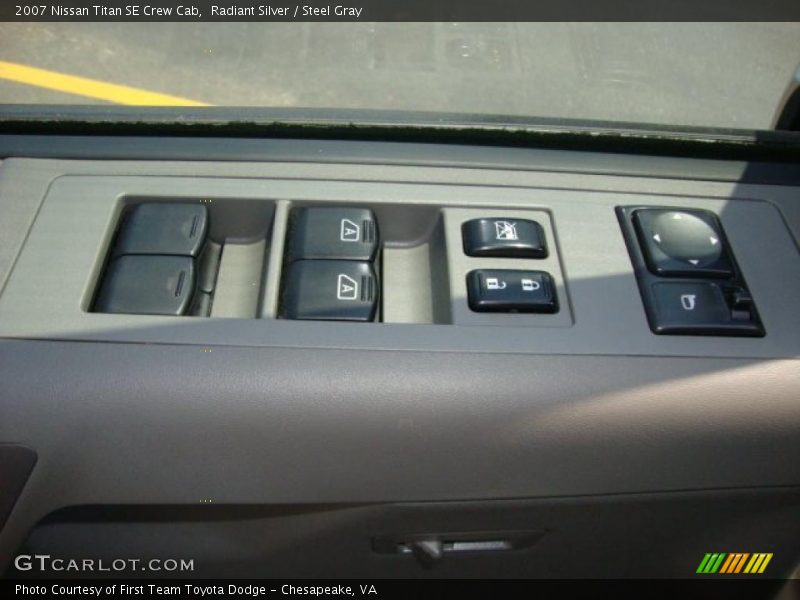 Radiant Silver / Steel Gray 2007 Nissan Titan SE Crew Cab