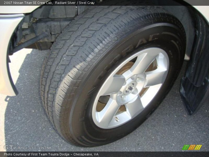 Radiant Silver / Steel Gray 2007 Nissan Titan SE Crew Cab