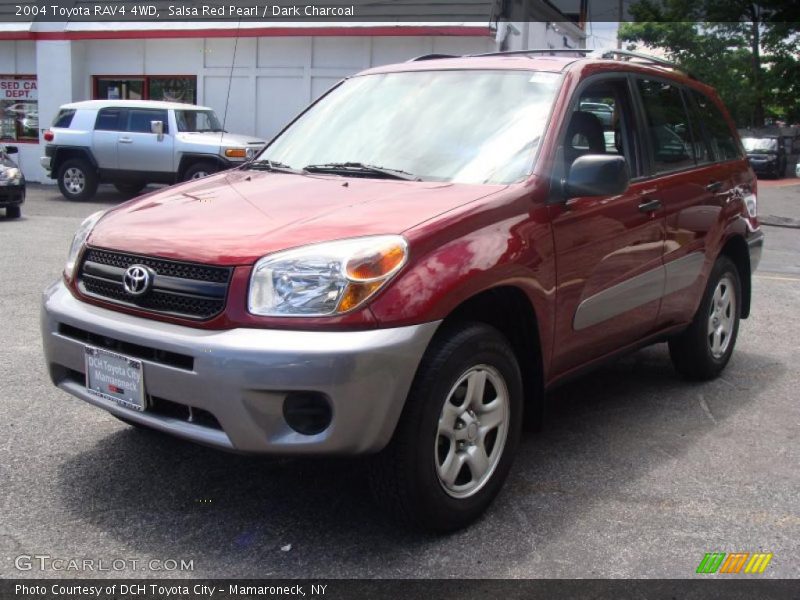 Salsa Red Pearl / Dark Charcoal 2004 Toyota RAV4 4WD
