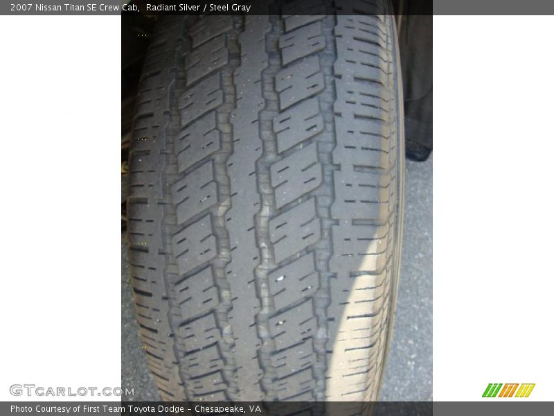 Radiant Silver / Steel Gray 2007 Nissan Titan SE Crew Cab