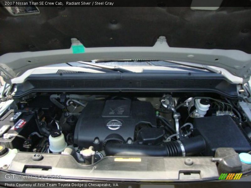 Radiant Silver / Steel Gray 2007 Nissan Titan SE Crew Cab