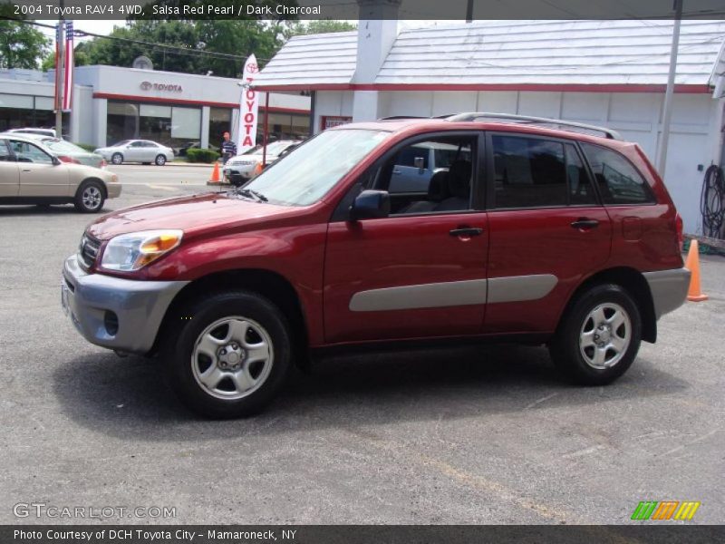 Salsa Red Pearl / Dark Charcoal 2004 Toyota RAV4 4WD