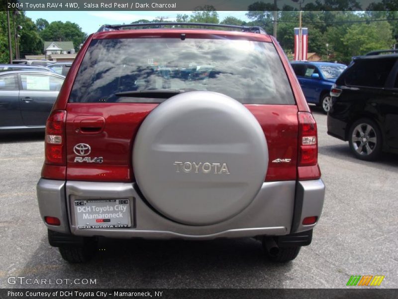 Salsa Red Pearl / Dark Charcoal 2004 Toyota RAV4 4WD