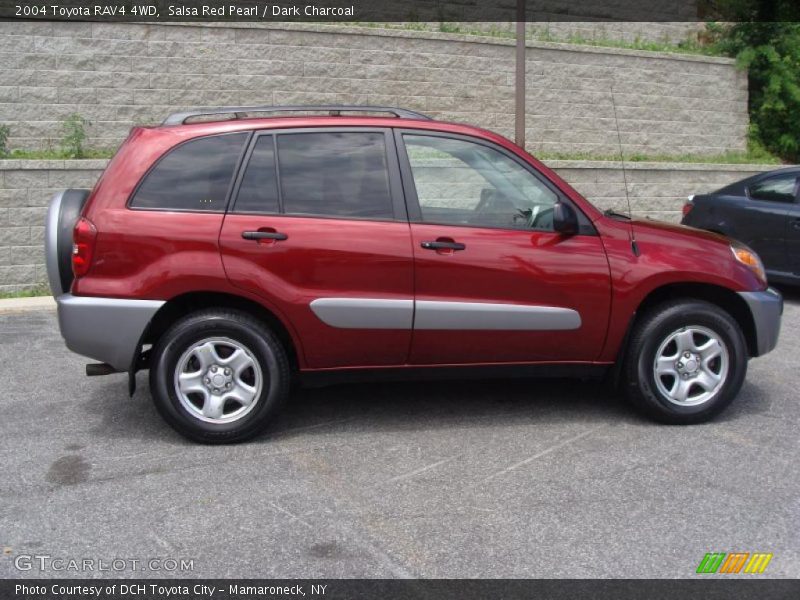 Salsa Red Pearl / Dark Charcoal 2004 Toyota RAV4 4WD