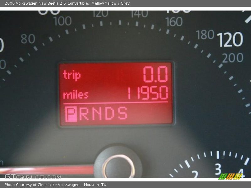 Mellow Yellow / Grey 2006 Volkswagen New Beetle 2.5 Convertible