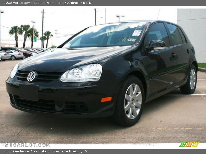 Black / Anthracite Black 2008 Volkswagen Rabbit 4 Door