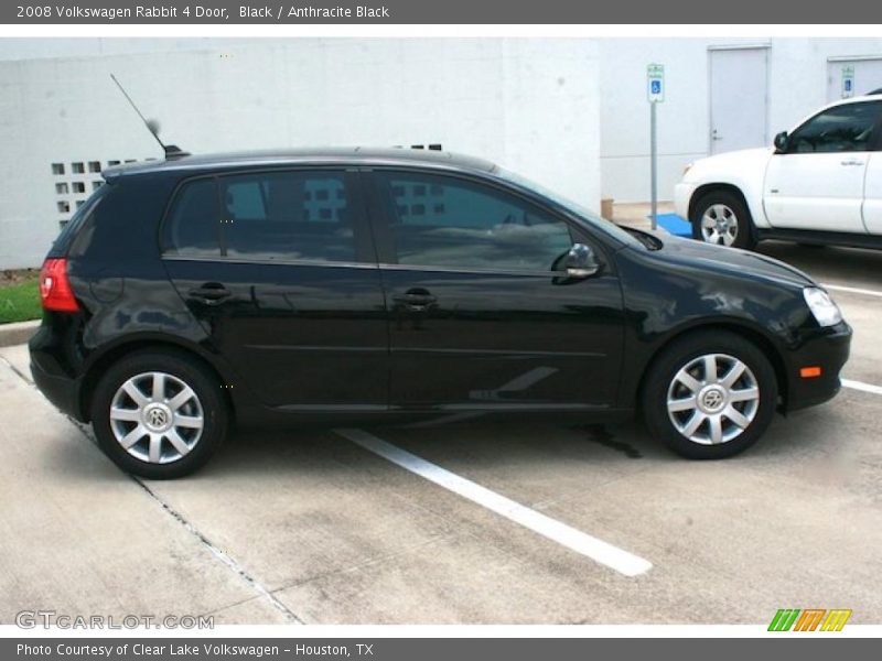 Black / Anthracite Black 2008 Volkswagen Rabbit 4 Door