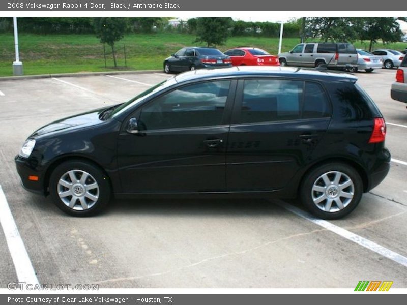 Black / Anthracite Black 2008 Volkswagen Rabbit 4 Door
