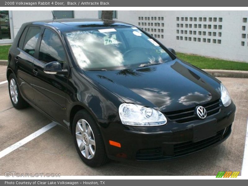 Black / Anthracite Black 2008 Volkswagen Rabbit 4 Door