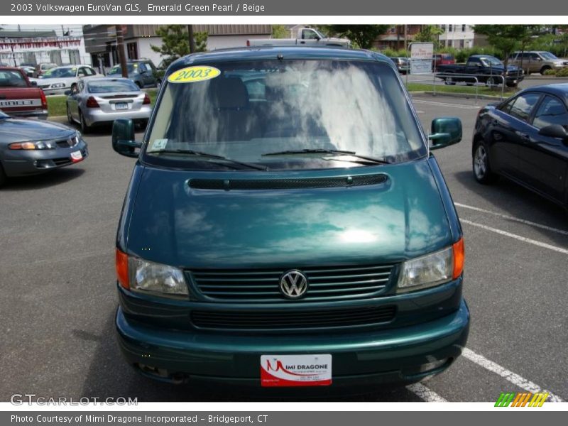 Emerald Green Pearl / Beige 2003 Volkswagen EuroVan GLS