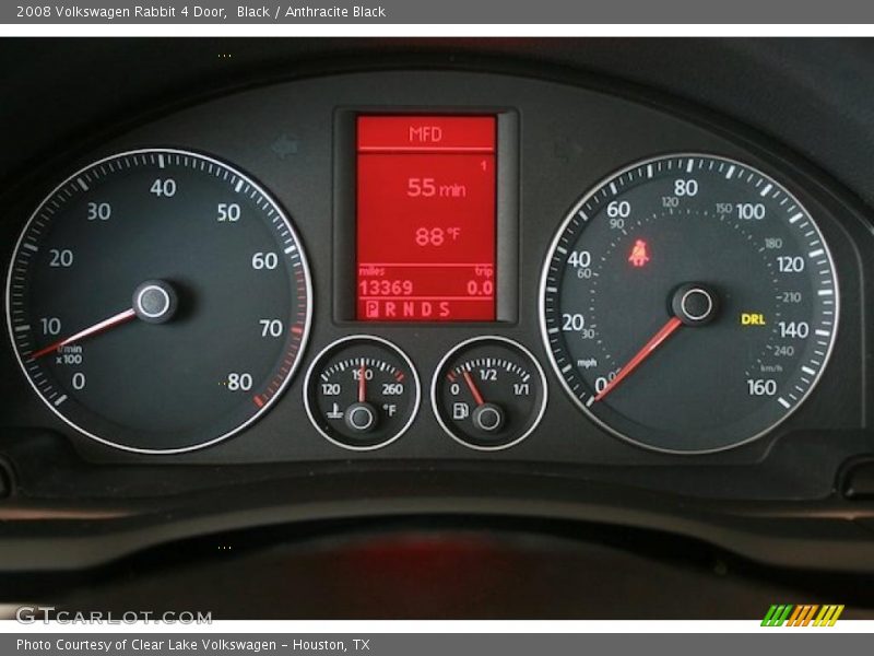 Black / Anthracite Black 2008 Volkswagen Rabbit 4 Door