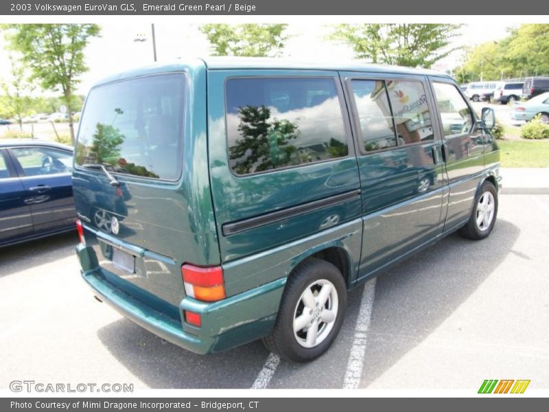 Emerald Green Pearl / Beige 2003 Volkswagen EuroVan GLS