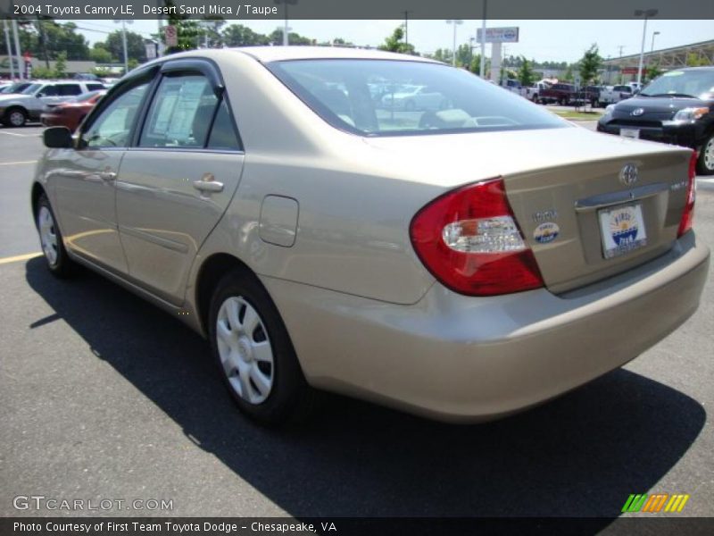 Desert Sand Mica / Taupe 2004 Toyota Camry LE