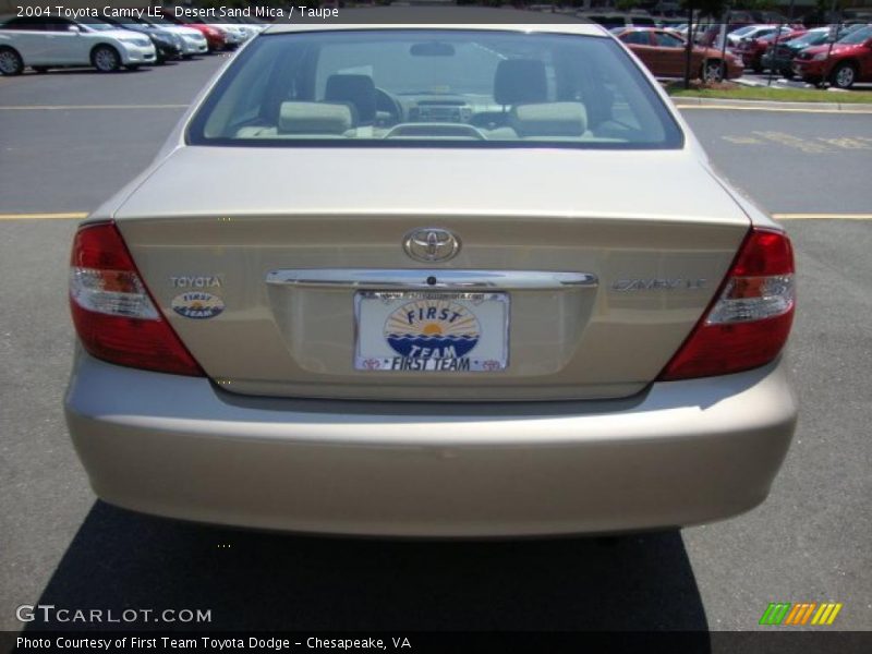 Desert Sand Mica / Taupe 2004 Toyota Camry LE