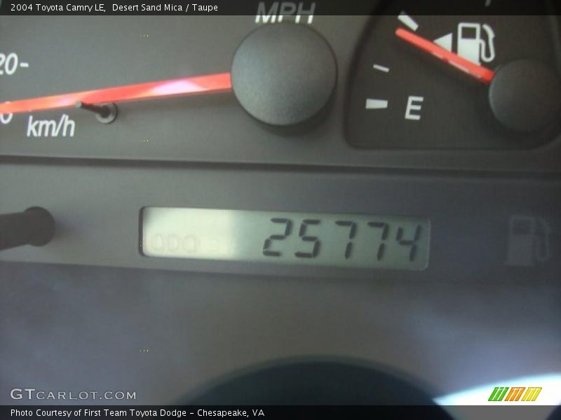 Desert Sand Mica / Taupe 2004 Toyota Camry LE