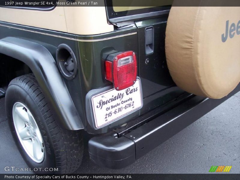 Moss Green Pearl / Tan 1997 Jeep Wrangler SE 4x4