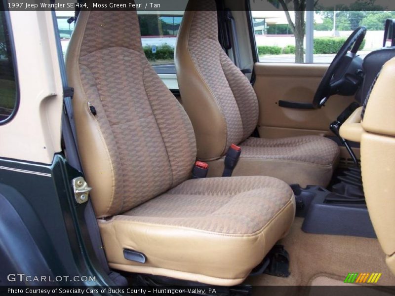 Moss Green Pearl / Tan 1997 Jeep Wrangler SE 4x4
