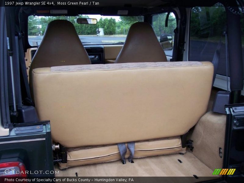 Moss Green Pearl / Tan 1997 Jeep Wrangler SE 4x4
