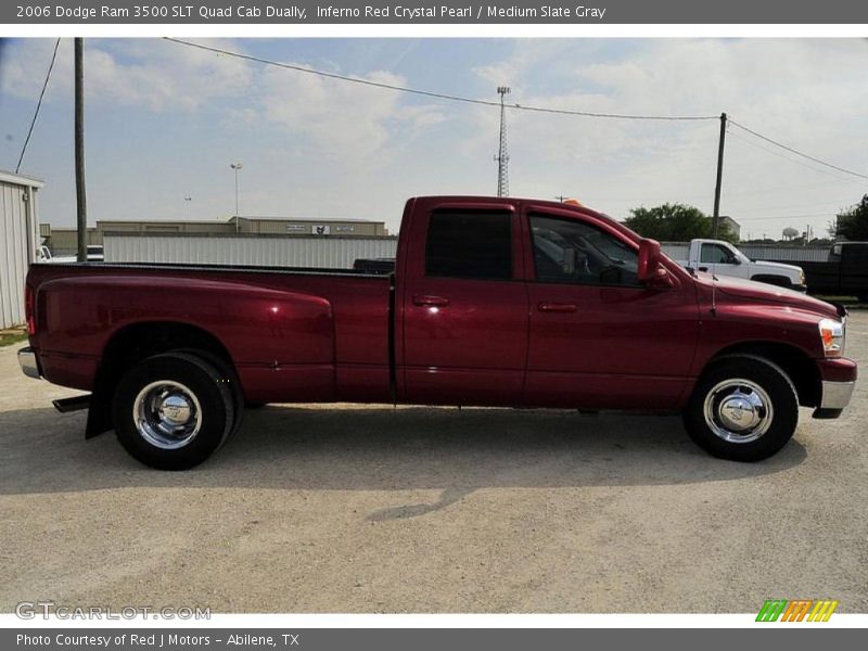 Inferno Red Crystal Pearl / Medium Slate Gray 2006 Dodge Ram 3500 SLT Quad Cab Dually