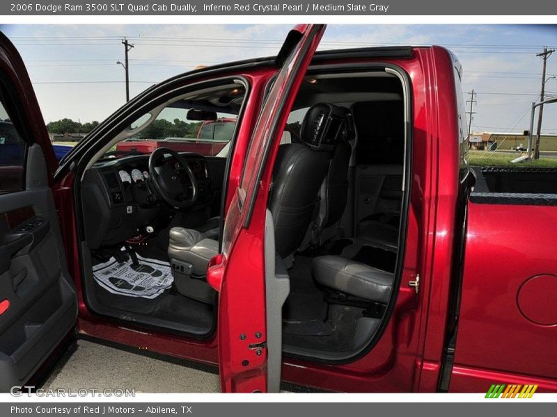 Inferno Red Crystal Pearl / Medium Slate Gray 2006 Dodge Ram 3500 SLT Quad Cab Dually