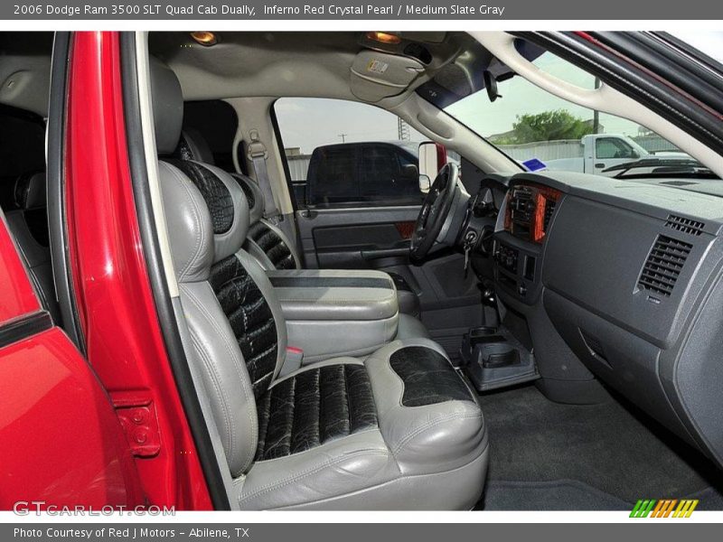 Inferno Red Crystal Pearl / Medium Slate Gray 2006 Dodge Ram 3500 SLT Quad Cab Dually