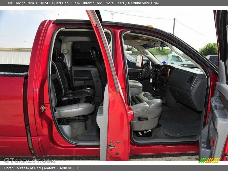 Inferno Red Crystal Pearl / Medium Slate Gray 2006 Dodge Ram 3500 SLT Quad Cab Dually