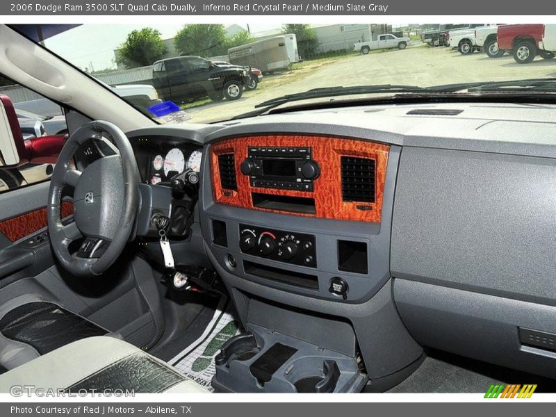 Inferno Red Crystal Pearl / Medium Slate Gray 2006 Dodge Ram 3500 SLT Quad Cab Dually