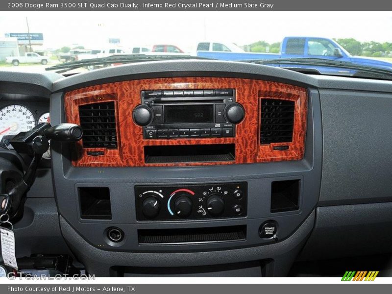 Inferno Red Crystal Pearl / Medium Slate Gray 2006 Dodge Ram 3500 SLT Quad Cab Dually