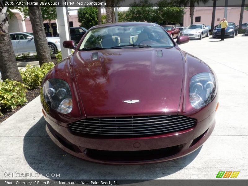Merlot Red / Sandstorm 2005 Aston Martin DB9 Coupe