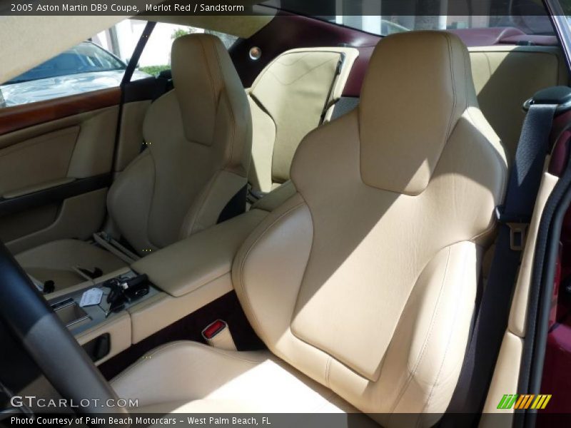 Merlot Red / Sandstorm 2005 Aston Martin DB9 Coupe