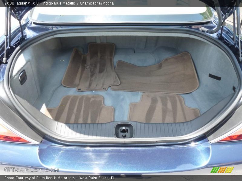 Indigo Blue Metallic / Champagne/Mocha 2008 Jaguar XJ XJ8