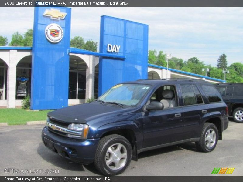 Imperial Blue Metallic / Light Gray 2008 Chevrolet TrailBlazer LS 4x4