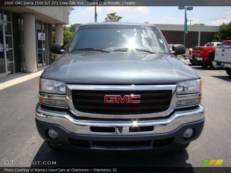 Stealth Gray Metallic / Pewter 2006 GMC Sierra 1500 SLT Z71 Crew Cab 4x4