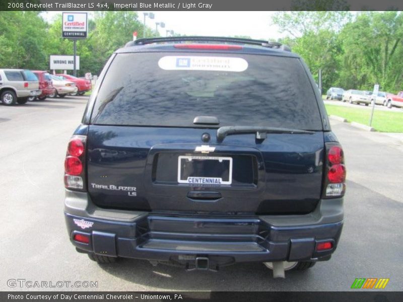 Imperial Blue Metallic / Light Gray 2008 Chevrolet TrailBlazer LS 4x4