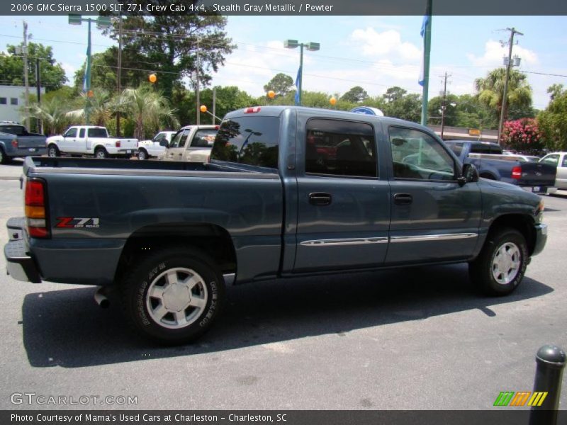 Stealth Gray Metallic / Pewter 2006 GMC Sierra 1500 SLT Z71 Crew Cab 4x4
