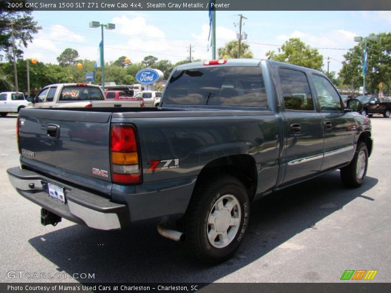 Stealth Gray Metallic / Pewter 2006 GMC Sierra 1500 SLT Z71 Crew Cab 4x4