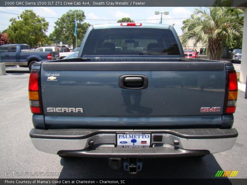 Stealth Gray Metallic / Pewter 2006 GMC Sierra 1500 SLT Z71 Crew Cab 4x4
