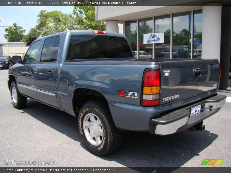 Stealth Gray Metallic / Pewter 2006 GMC Sierra 1500 SLT Z71 Crew Cab 4x4